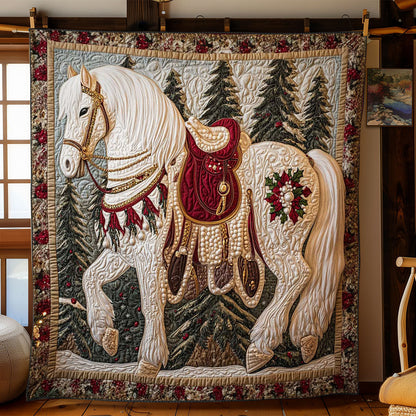 Majestic Christmas Horse WN0601011CL Quilt