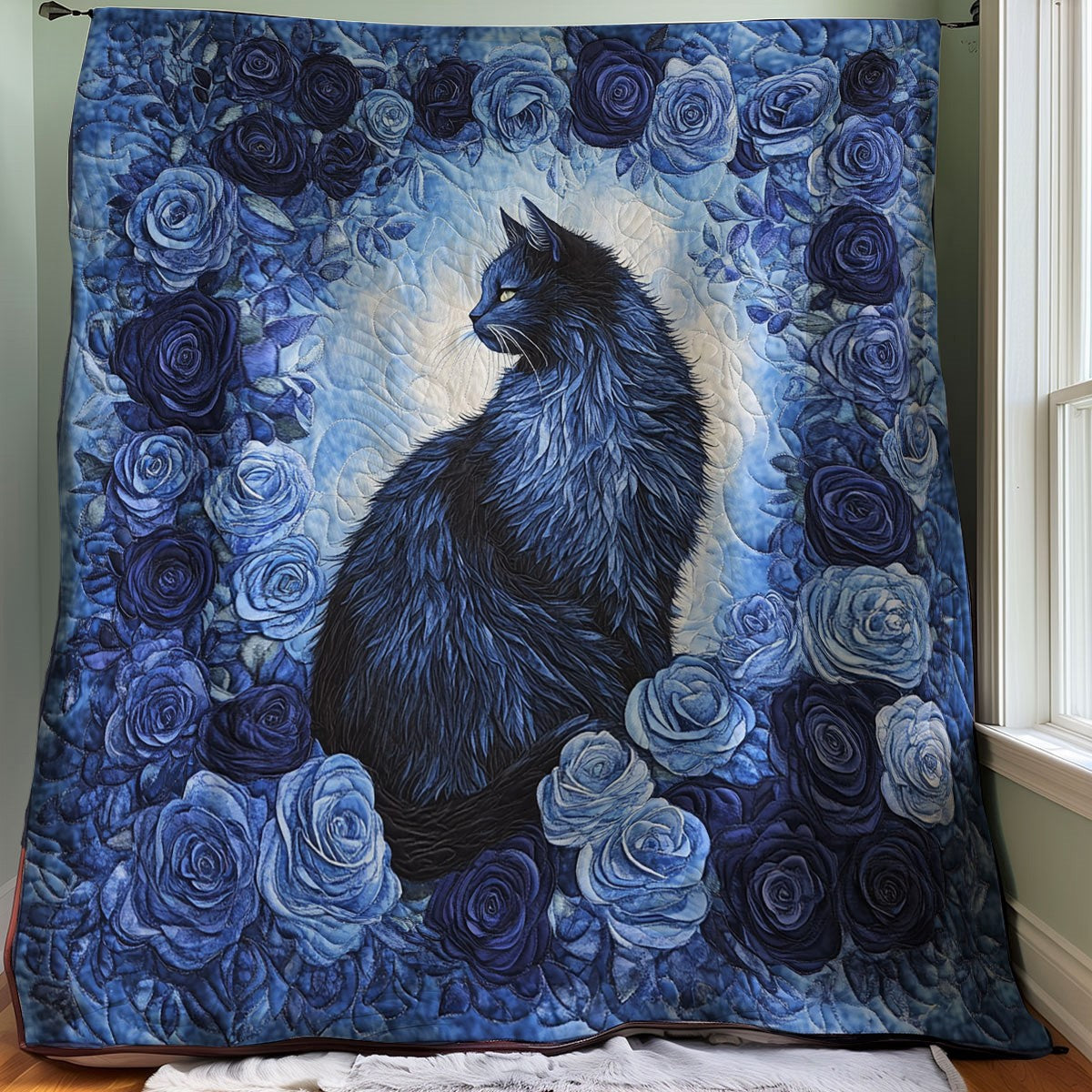 Majestic Rose Cat XB0403011CL Quilt