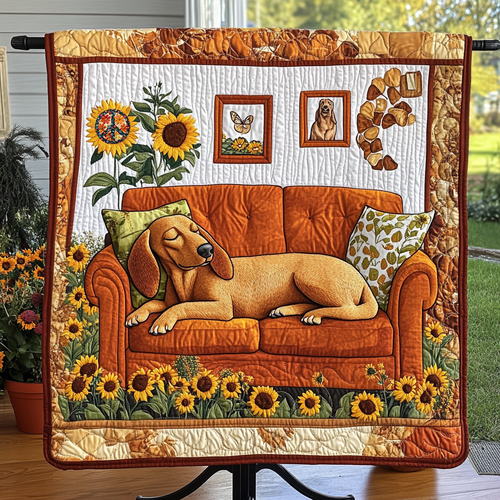 Dachshund Cozy Corner WN0310041CL Quilt