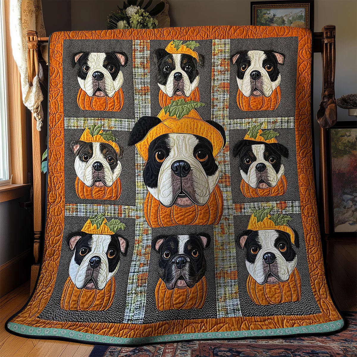Bulldog Patch WN2609060CL Quilt