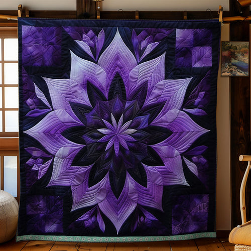 Purple Blossom Mirage WN1309045CL Quilt