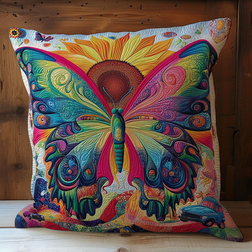 Hippie Butterfly WY2212072CL Quilt Pillow Case