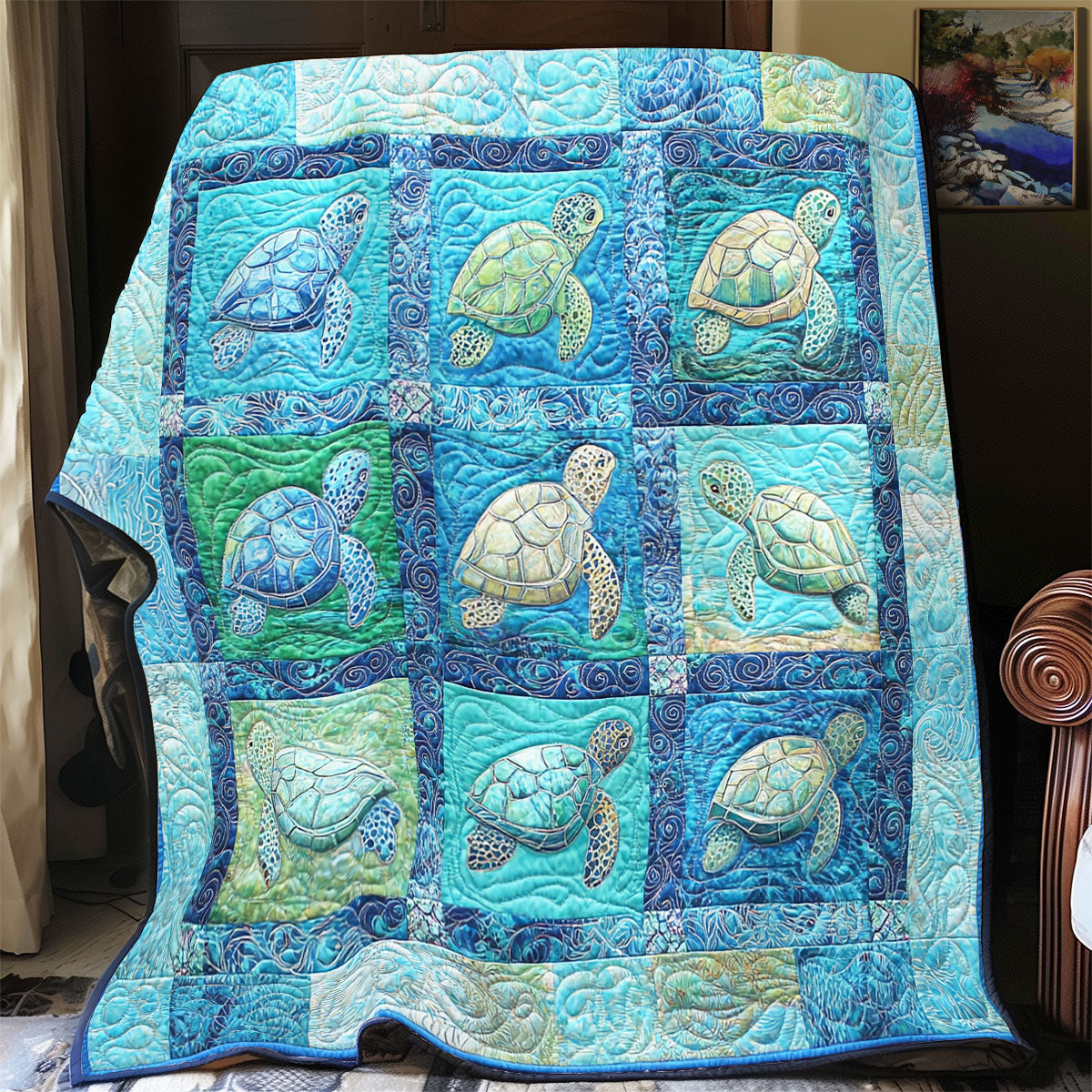 Turtle Tide YR2001031CL Quilt