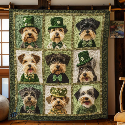 Miniature Schnauzer Charm WN1411040CL Quilt