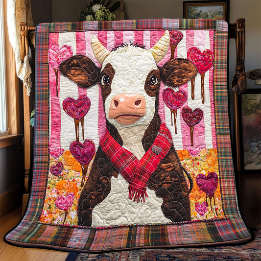 Valentine Cow WX0801043CL Quilt