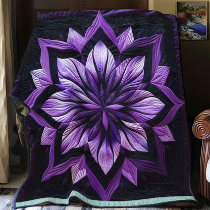 Purple Enchanted Bloom WN1309030CL Quilt