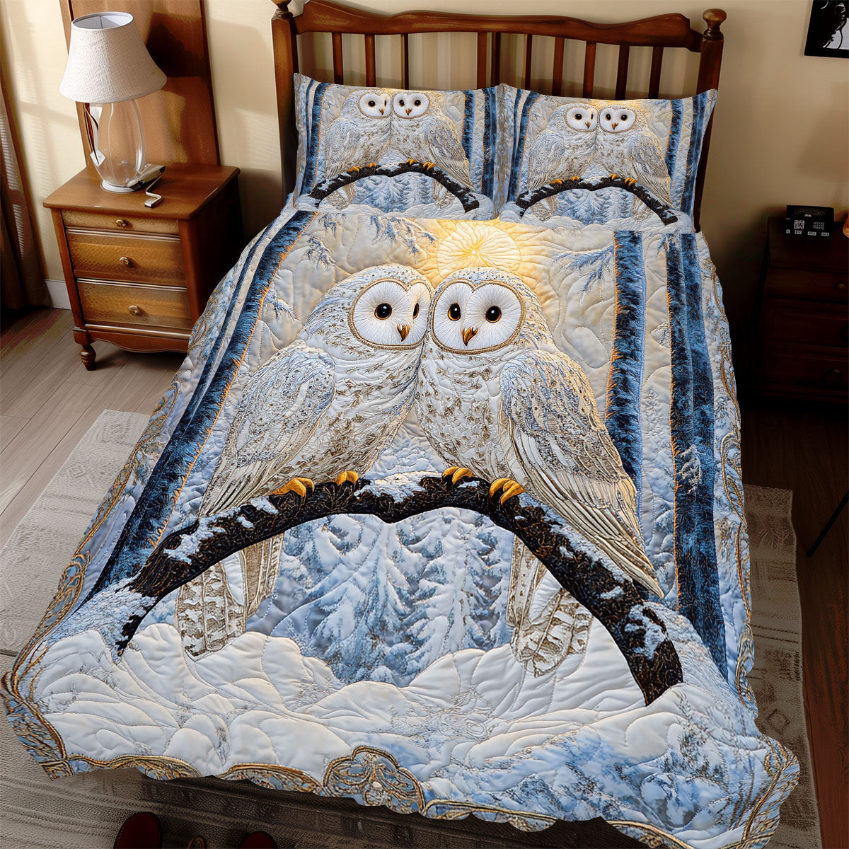 Couple Owl WX1912082CL Duvet Cover Set