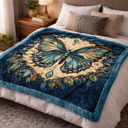 Mystic Butterfly Dream KL2601004CL Faux Fur Throw Blanket