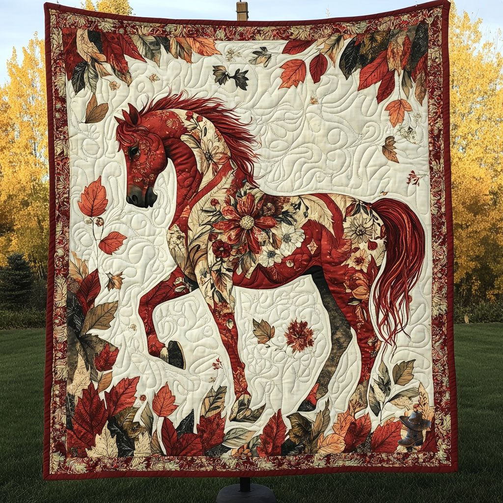 Horse Red WT1010043CL Quilt