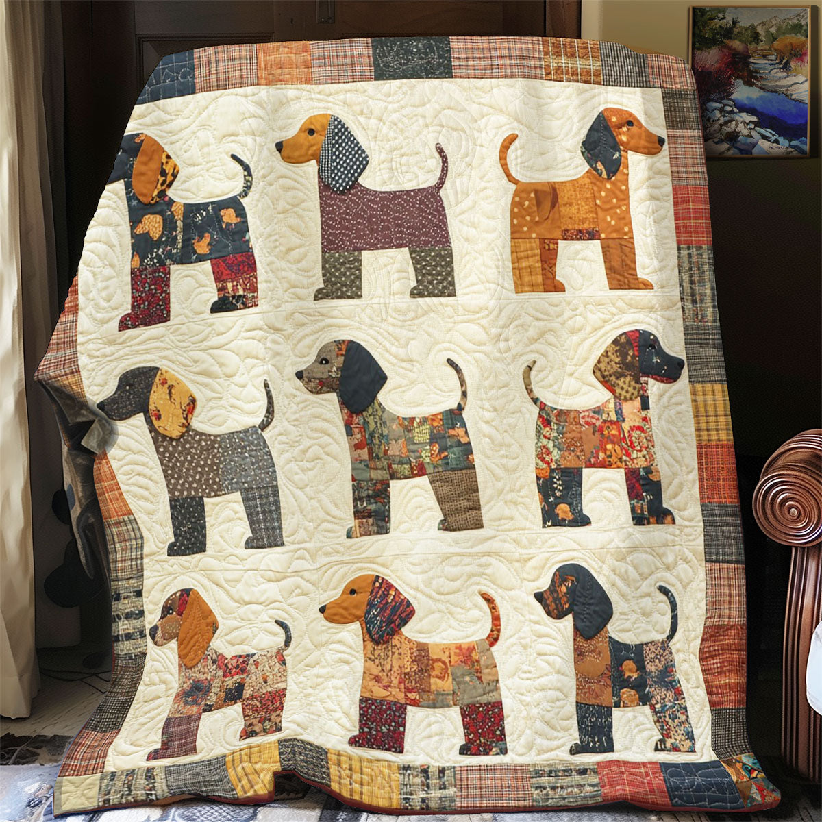 Dachshund WJ0312023CL Quilt