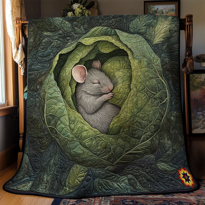 Cabbage Sleep Mouse WY1411046CL Quilt