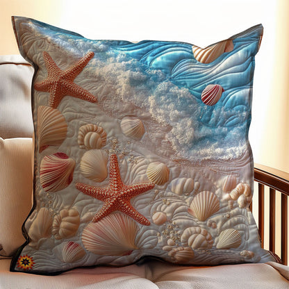 Starfish And Sea Shell WY2711049CL Quilt Pillow Case