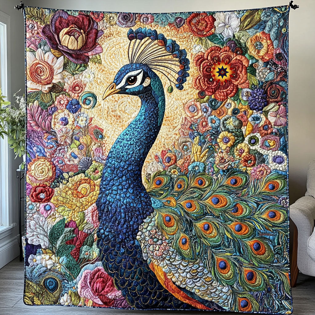 Lovely Peacock  WU2610039CL Quilt