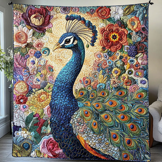 Lovely Peacock  WU2610039CL Quilt