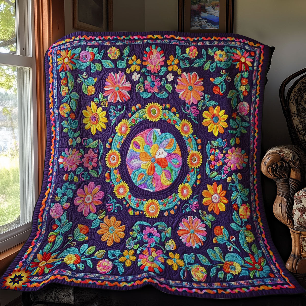 Flower WY2811009CL Quilt
