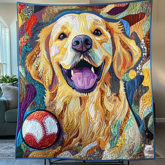 Golden Retriever WU1510022CL Quilt