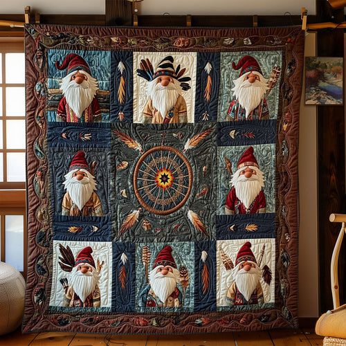 Native American Gnome WY0512034CL Quilt