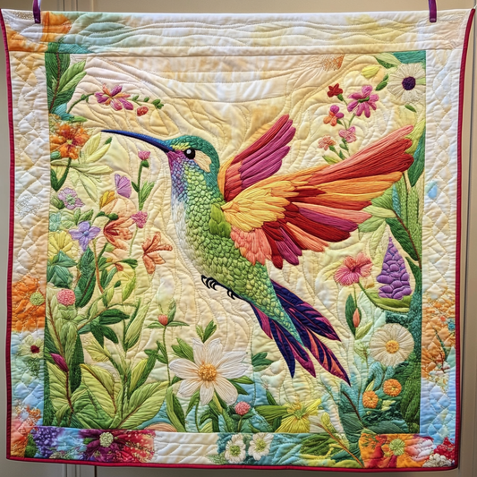 Hummingbird Blossom Dance WN2509002CL Quilt