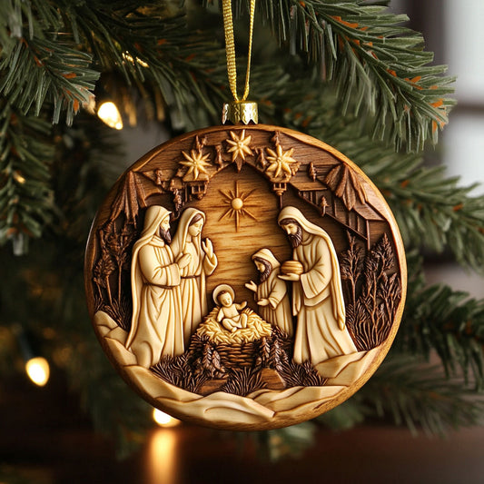 Christian Eternal Light WN1610015CL Christmas Ornament