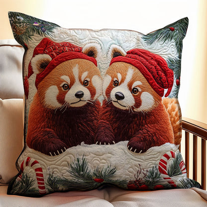 Winter Red Panda WY0412127CL Quilt Pillow Case