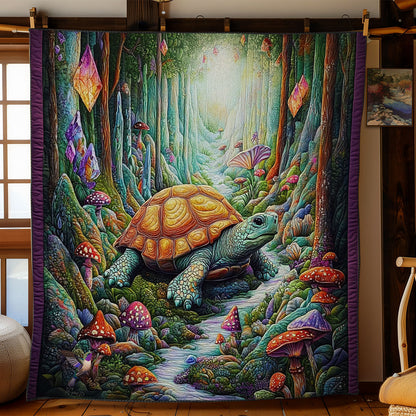 Turtle Forest WY2611016CL Quilt