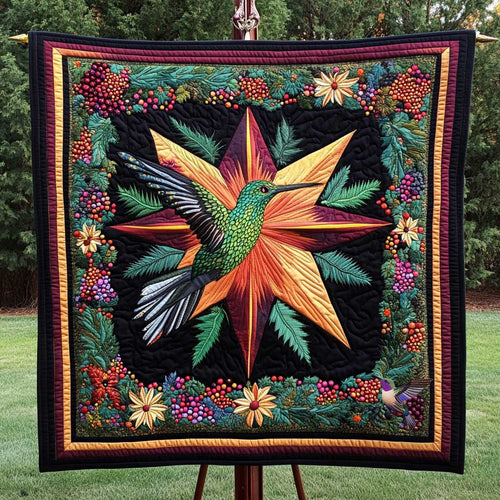 Hummingbird's Blooming Melody WN0910015CL Quilt