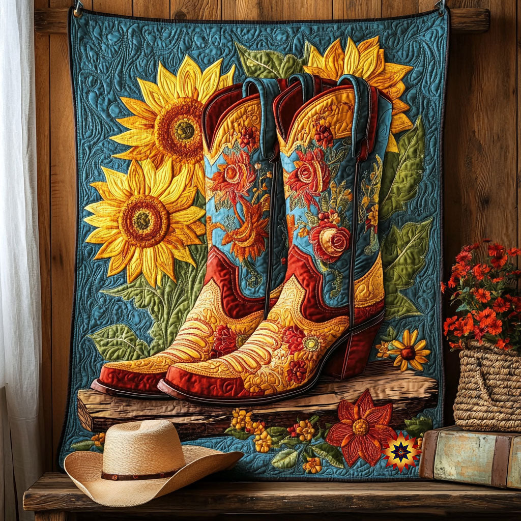 Flower Boots WX0711021CL Quilt