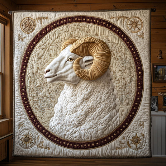Majestic White Goat CP1807006CL Quilt