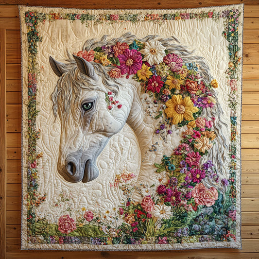 Blossom Horse CW0110045CL Quilt