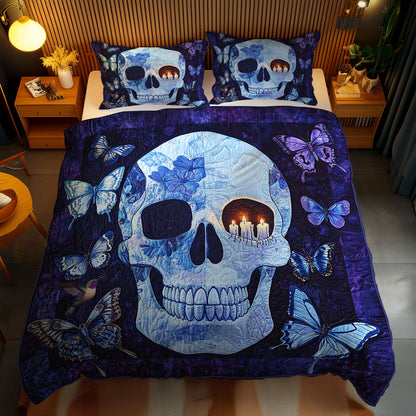 Skull Butterfly Dream WN2410013CL Duvet Cover Set