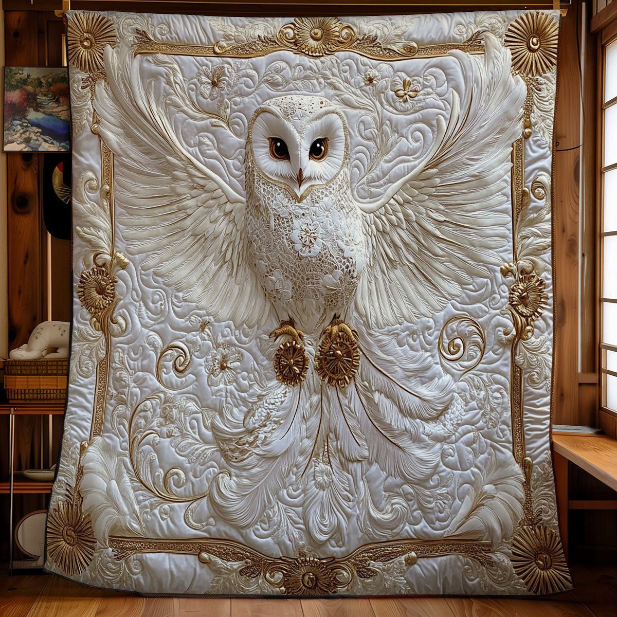 White Owl WY0201048CL Quilt