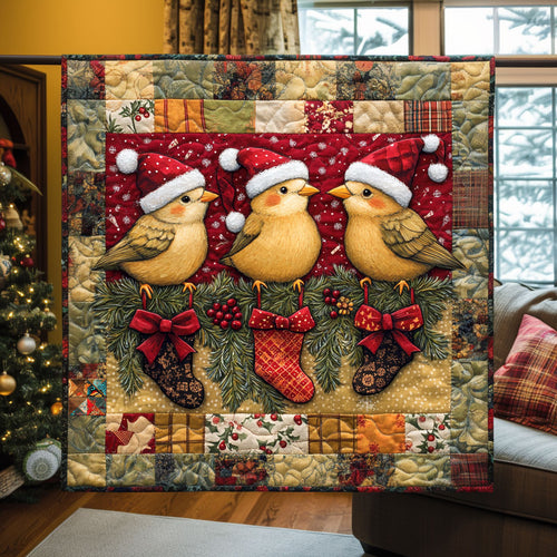 Christmas Bird WJ1510009CL Quilt