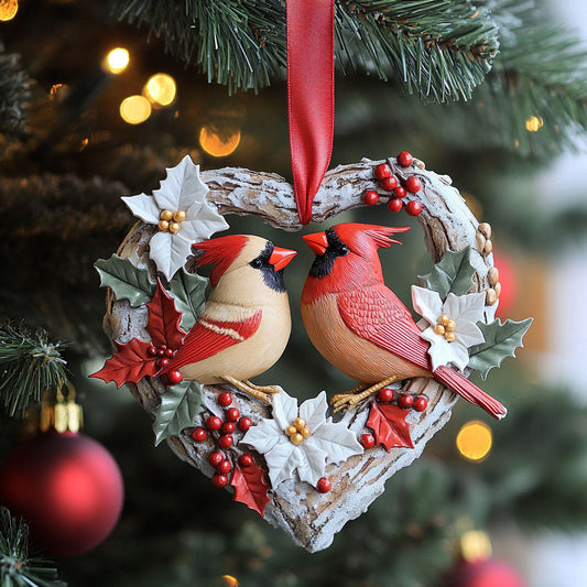 Peaceful Love Cardinal WN2110077CL Christmas Ornament