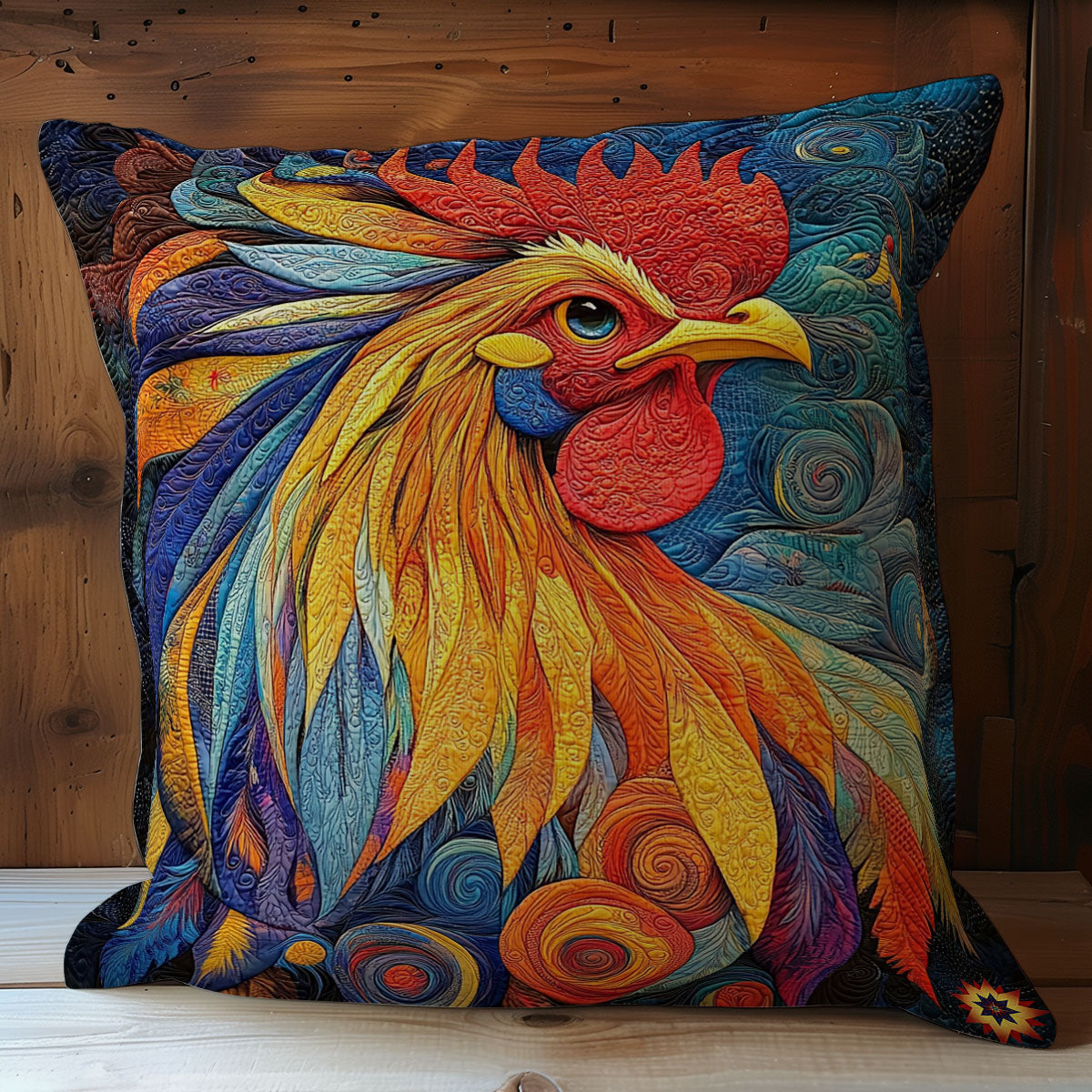 Rooster WY2911079CL Quilt Pillow Case
