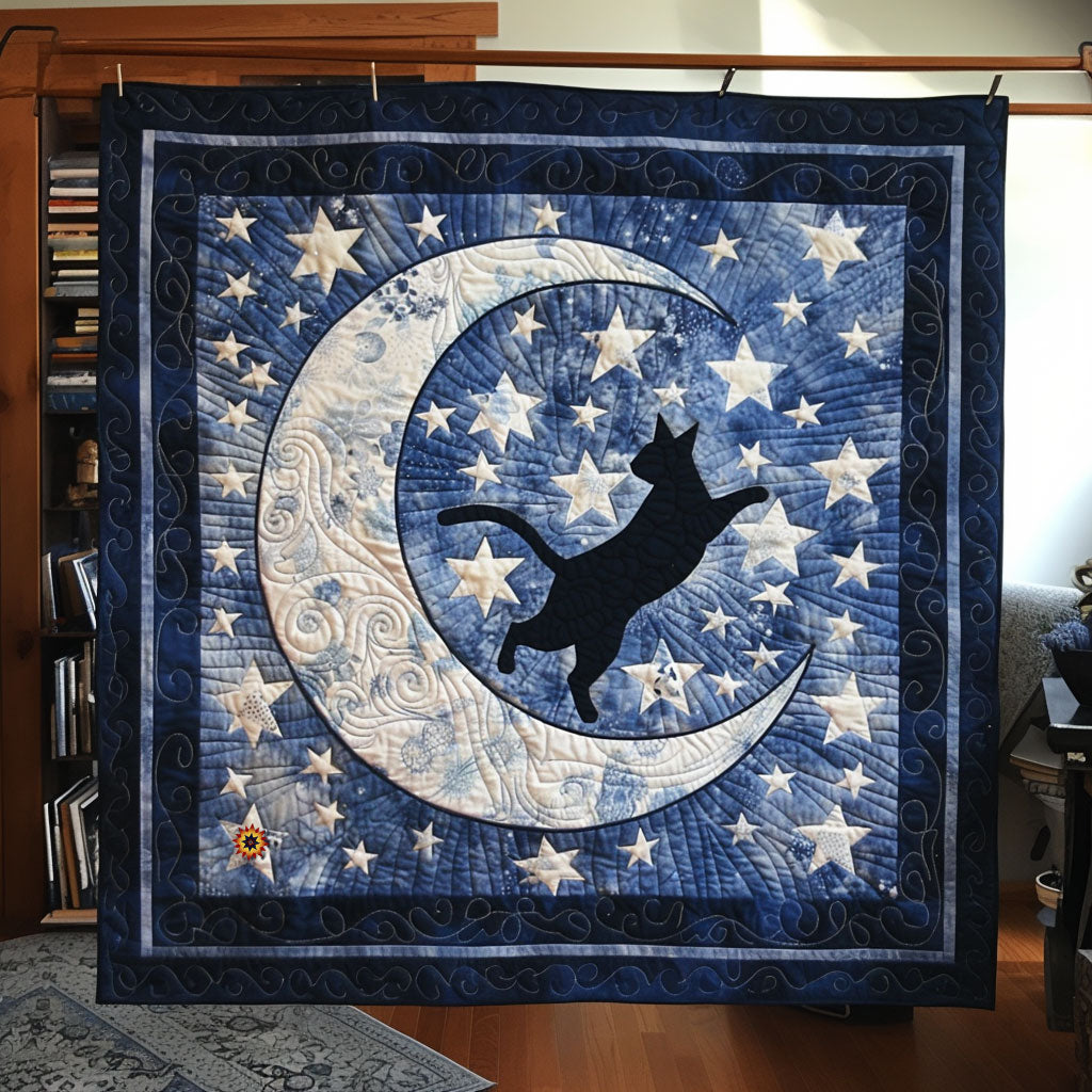 Cat Over The Moon WJ1710001CL Quilt