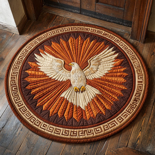 Tribal Wings CP1407061CL Quilted Round Mat