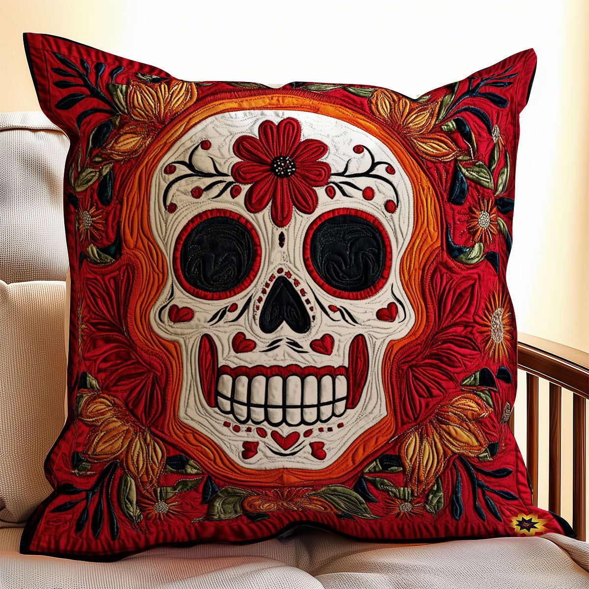 Skull WY2911051CL Quilt Pillow Case