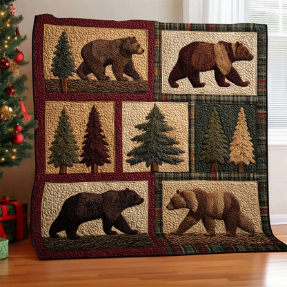 Woodland Bear CW2410024CL Quilt