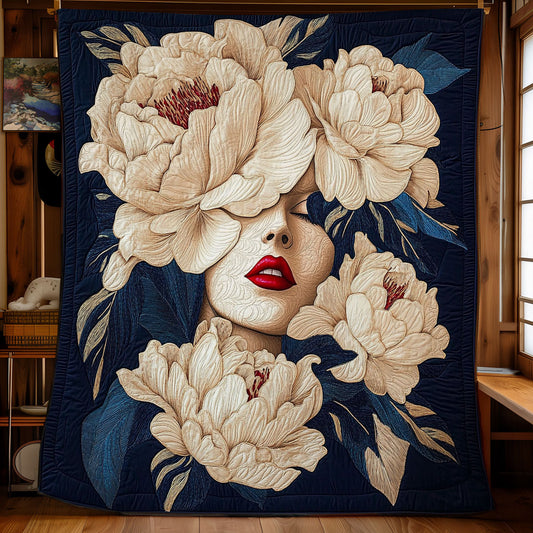 Flower Women Portrait WY0202023CL Quilt