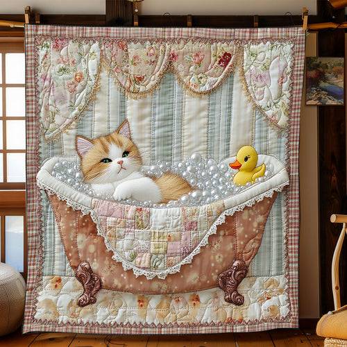 Bathtub Cat XB1203002CL Quilt