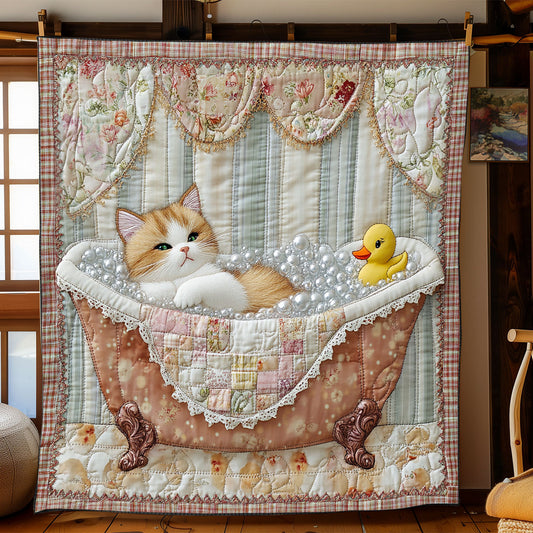 Bathtub Cat XB1203002CL Quilt