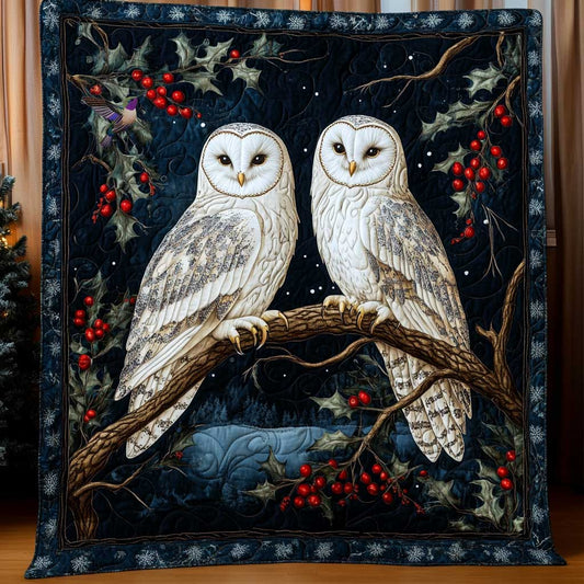 Christmas Eve Owl WP0711009CL Quilt