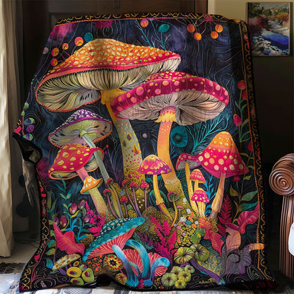 Hippie Mushroom WJ2012012CL Quilt