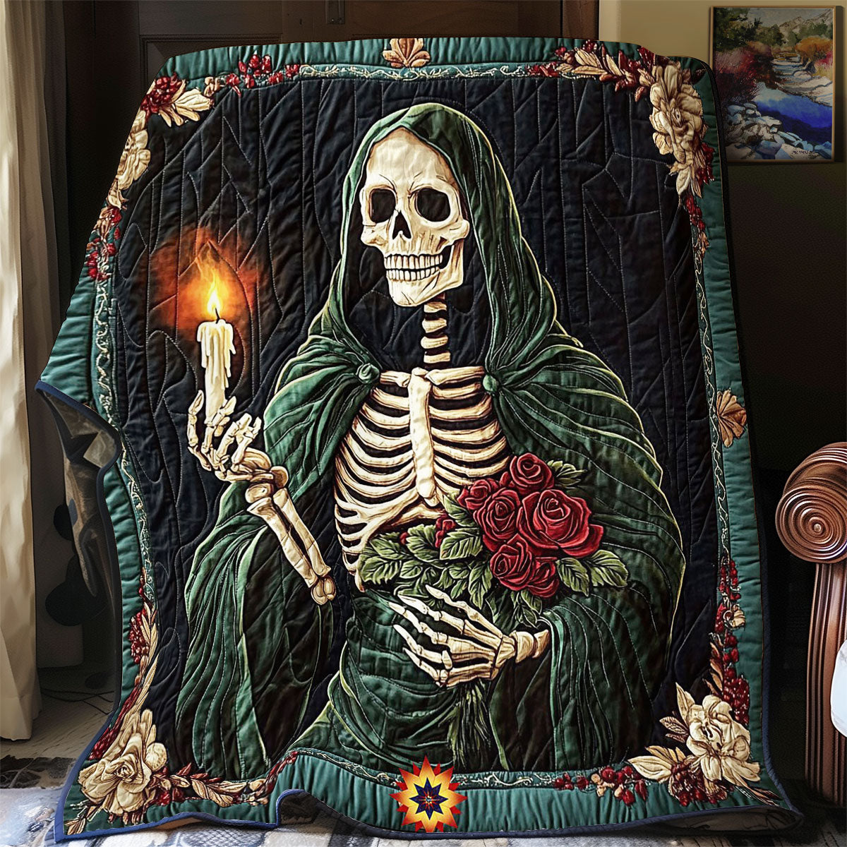 Mystic Skull WY0912022CL Quilt