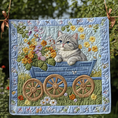 British Shorthair Cat WT1010032CL Quilt