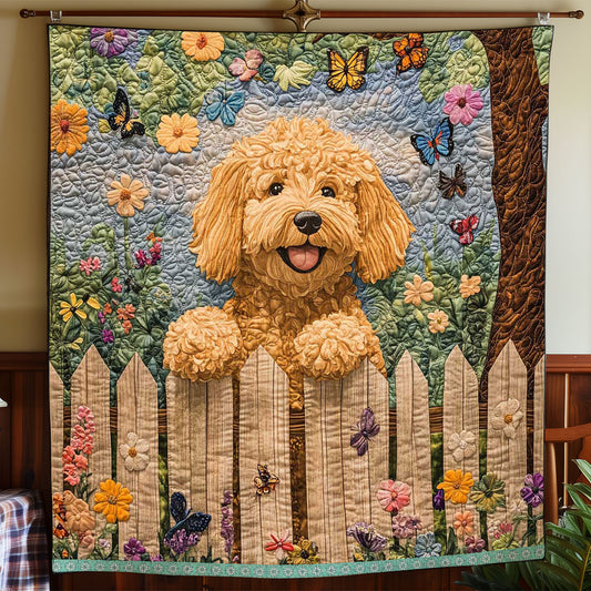 Sight Seeing Golden Doodle WP1309007CL Quilt