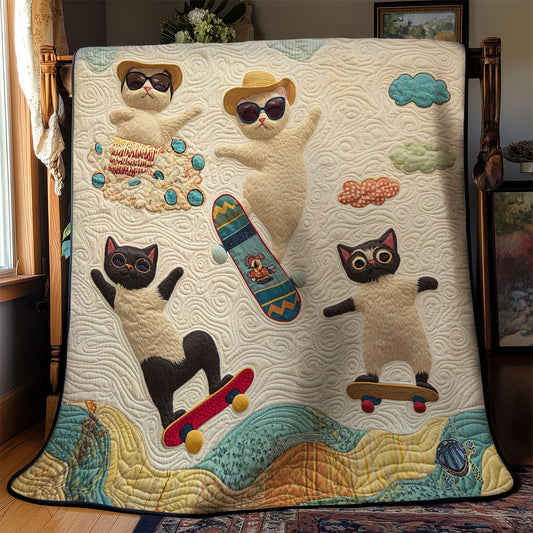 Siamese Skaters WN2311060CL Quilt