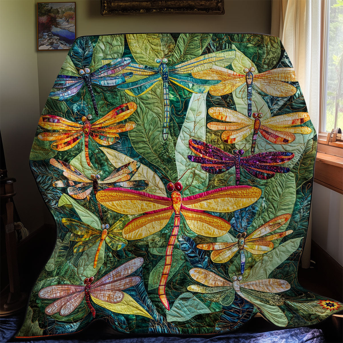 Dragonfly Forest WY1911089CL Quilt