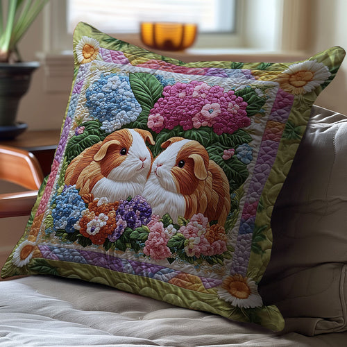 Guinea Pig Hydrange WY2501027CL Quilt Pillow Case