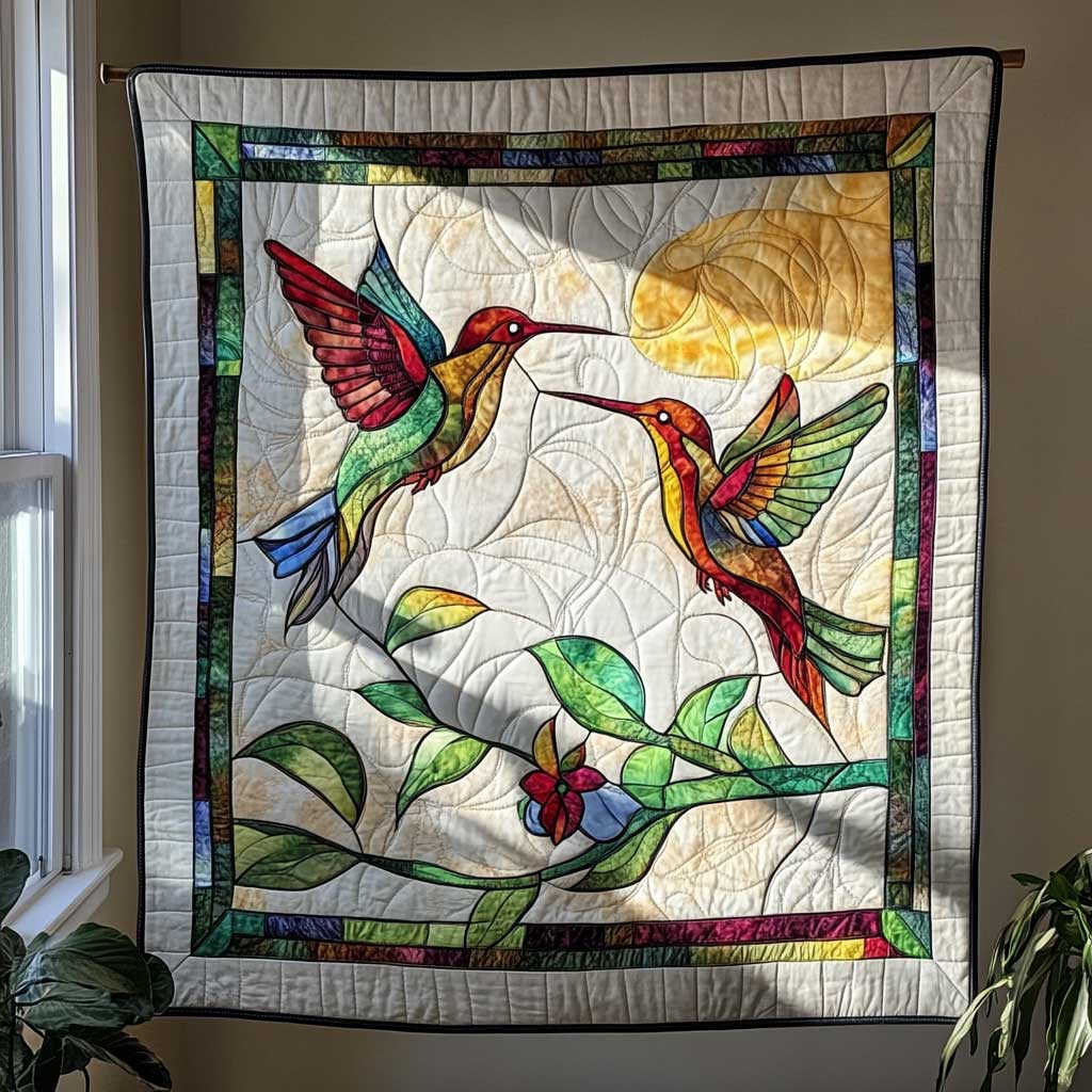 Hummingbird Twilight Whispers WN2809026CL Quilt